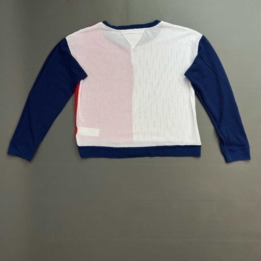 Tommy Hilfiger Sport Color Split Blocked Mesh Long Sleeve Shirt - Picture 4 of 16